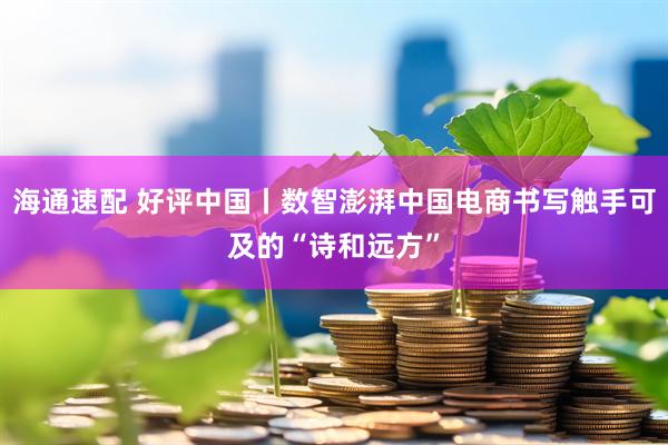 海通速配 好评中国丨数智澎湃中国电商书写触手可及的“诗和远方”